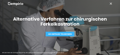 Umfrage Ferkelkastration
© Hochschule Bernburg - Susann Fröhlich Umfrage Ferkelkastration
© Hochschule Bernburg - Susann Fröhlich